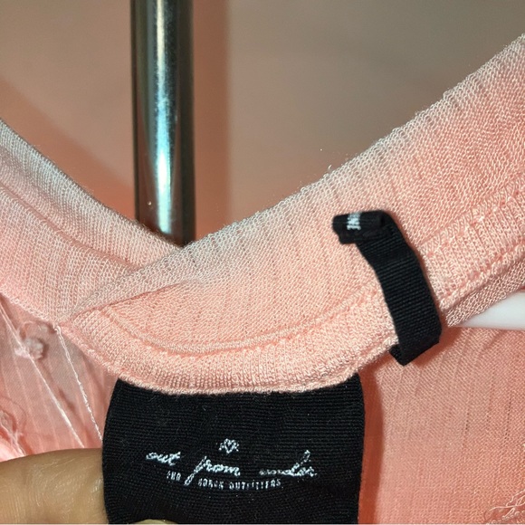 5/$20 Urban Outfitters Out From Under distressed oversized pink long sleeve S - Picture 13 of 16